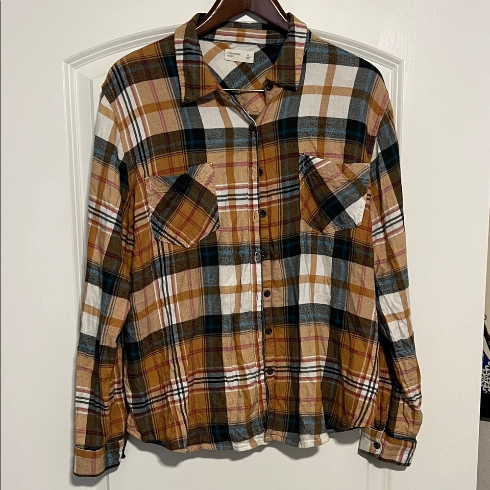 Maurices Multicolor Relaxed Fit Flannel